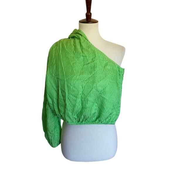 Cami NYC Lenore One Shoulder Silk Top - Picture 2 of 3